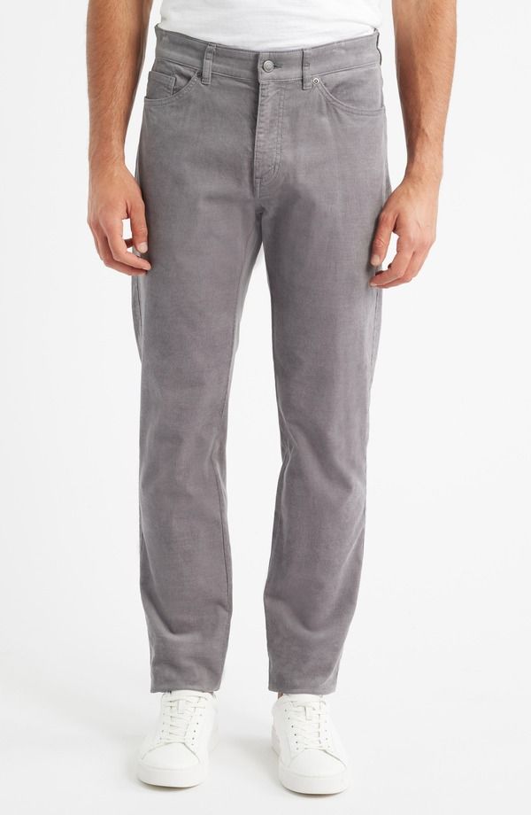 ピーター・ミラー メンズ ボトムス カジュアルパンツ コーデュロイ Peter Millar Superior Soft Corduroy 5Pocket Pants Oslo Grey グレー