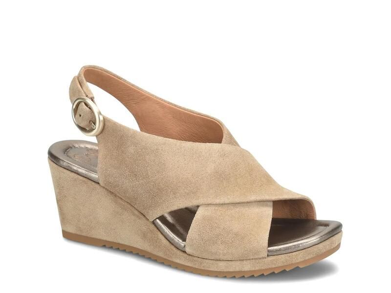 ソフト レディース シューズ サンダル SofftIsabeth Wedge Sandal Barley Beige ベージュ