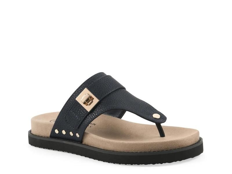 ホワイトマウンテン レディース シューズ サンダル White MountainMalabar Sandal Navy ネイビー