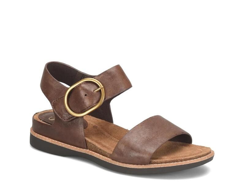 ソフト レディース シューズ サンダル SofftBali Sandal Brown Leather ブラウン