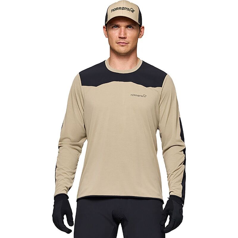 ノローナ メンズ トップス Tシャツ 長袖 Norrona Skibotn Equaliser Tech LongSleeve Mens Winter TwigCaviar Black ブラック
