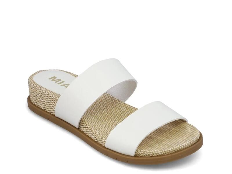 ミア レディース シューズ サンダル MiaYelena Wedge Sandal White ホワイト