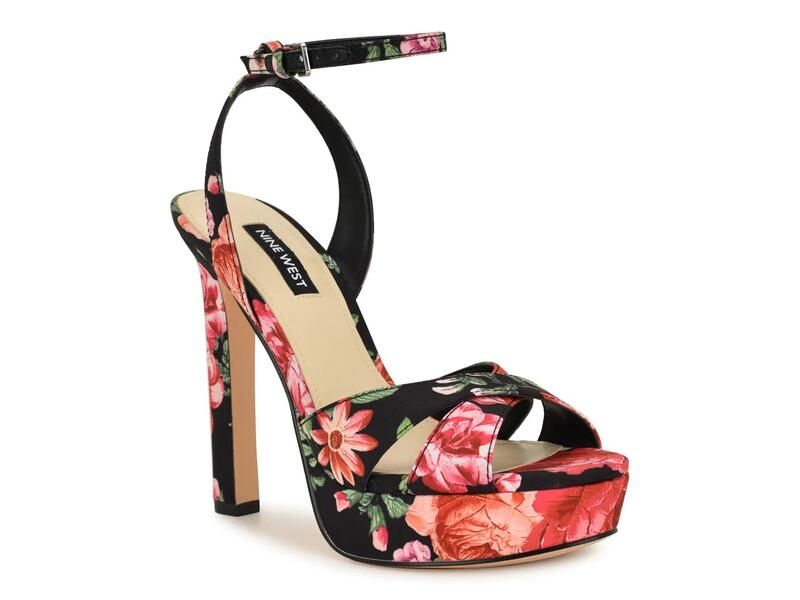 ナインウェスト レディース シューズ サンダル プラットフォーム Nine WestWilda Platform Sandal Black Multicolor Floral ブラック