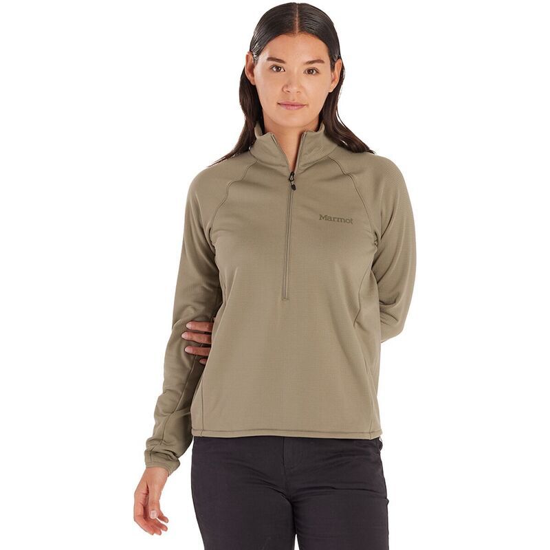 マーモット レディース アウター ジャケット・ブルゾン フリース Marmot Leconte Fleece 12Zip Jacket Womens Vetiver