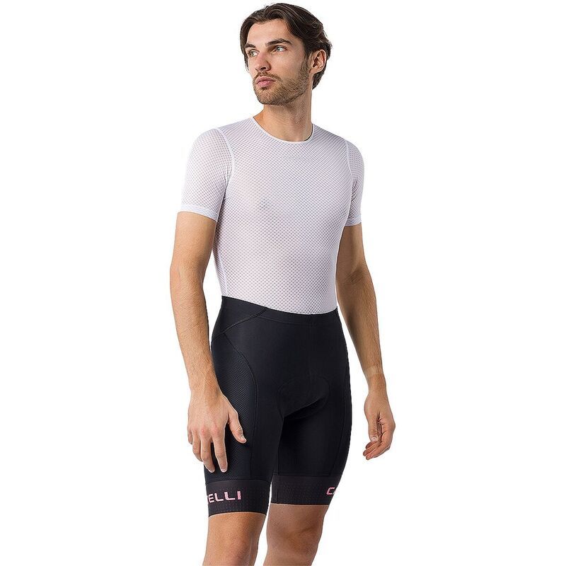 カステリ メンズ ボトムス ハーフパンツ・ショーツ Castelli Competizione 2 Limitedition Short Mens BlackRosa Giro ブラック