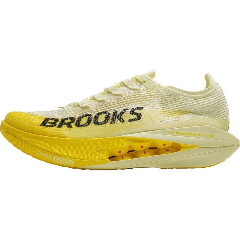 ブルックス メンズ シューズ スニーカー Brooks Hyperion Elite 5 Running Shoe LuminaryYellowGray グレー