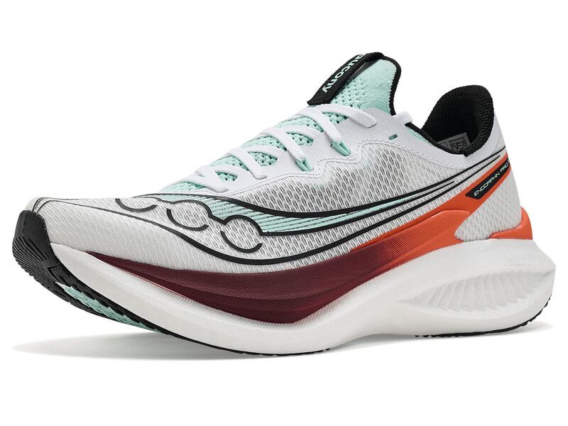 サッカニー メンズ シューズ スニーカー Saucony Endorphin Pro 5 WhiteCrimson ホワイト