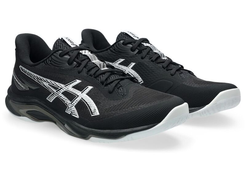 アシックス メンズ シューズ スニーカー ASICS Netburner Ballistic FF 4 BlackWhite ホワイト