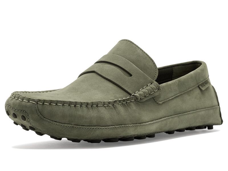 コールハーン メンズ シューズ スリッポン・ローファー Cole Haan Davies Grand Penny Dusty Olive Nub オリーブ