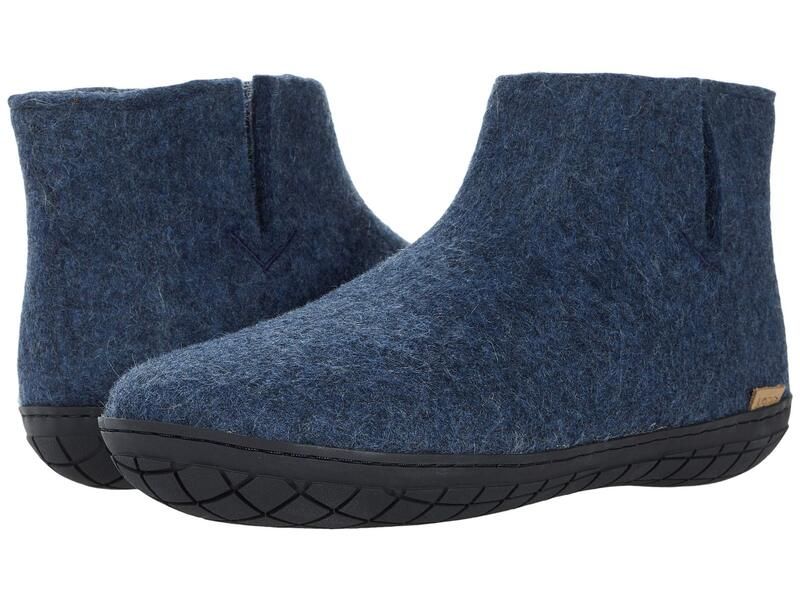 グリオプス メンズ シューズ サンダル ウール ブーツ Glerups Wool Boot Rubber Outsole DenimBlack Rub ブラック