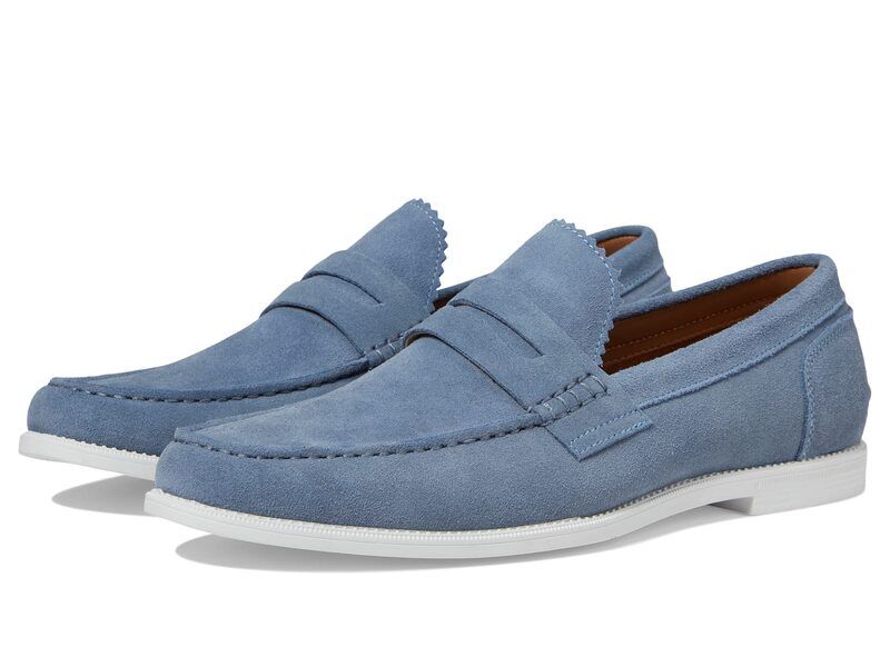 スティーブ マデン メンズ シューズ スリッポン・ローファー Steve Madden Ramsee Blue Suede ブルー