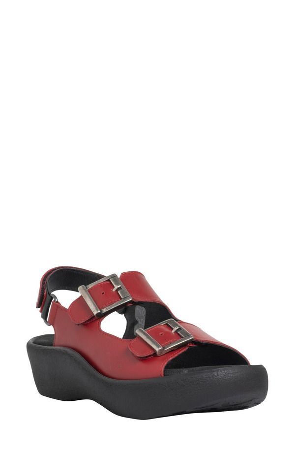 ウォルキー レディース シューズ サンダル プラットフォーム Wolky Fortune Platform Slingback Sandal Red レッド