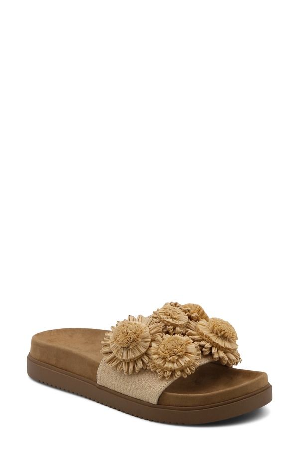 チャールズ・デイビッド レディース シューズ サンダル プラットフォーム Charles David Palms Platform Slide Sandal Natural