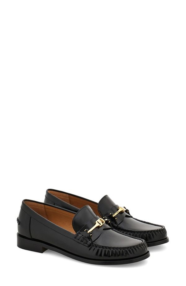フェラガモ レディース シューズ スリッポン・ローファー FERRAGAMO Harry Bit Loafer Nero