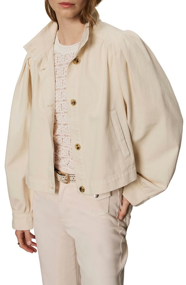 サンクチュアリー レディース アウター ジャケット・ブルゾン コットン Sanctuary Cotton Twill Jacket Collagen White ホワイト