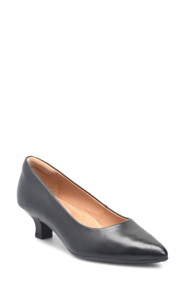 エスエフエフティ レディース シューズ ヒール Sfft Sabrina Pointy Toe Kitten Heel Pump Black ブラック