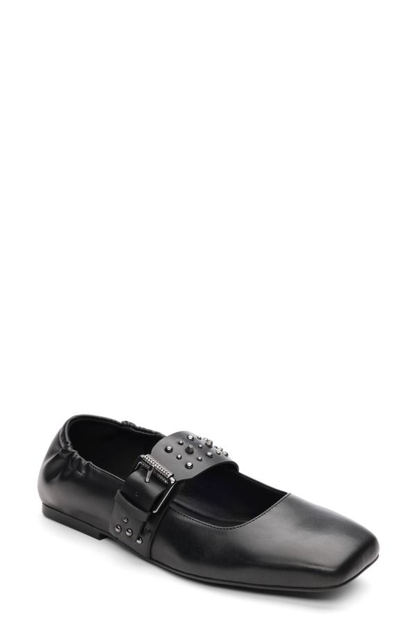 アッシュ レディース シューズ パンプス Ash Beverly Mary Jane Flat Black ブラック