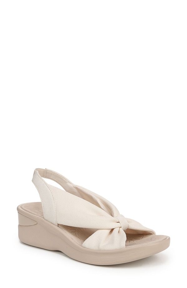 ビジーズ レディース シューズ ヒール サンダル BZeeserenade Slingback Wedge Sandal Cream クリーム