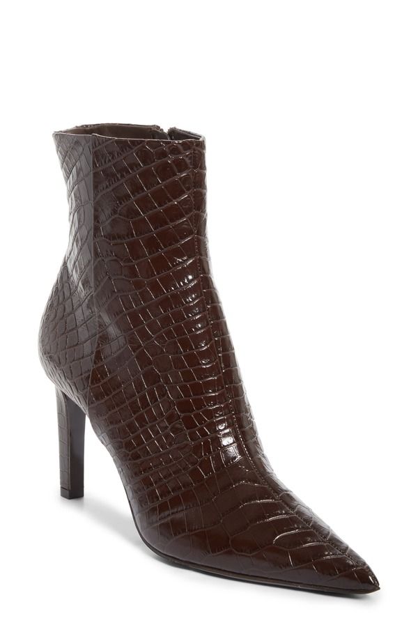 ジミーチュー レディース シューズ ブーツ・レインブーツ アンクル Jimmy Choo Frankie Pointed Toe Ankle Boot Chocolate チョコレート