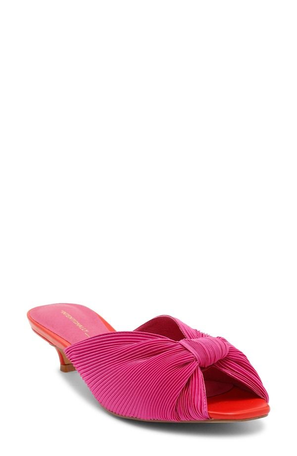 インテンショナリーブランク レディース シューズ ヒール サンダル INTENTIONALLY BLANK Curfew Knot Slide Sandal Flamingo