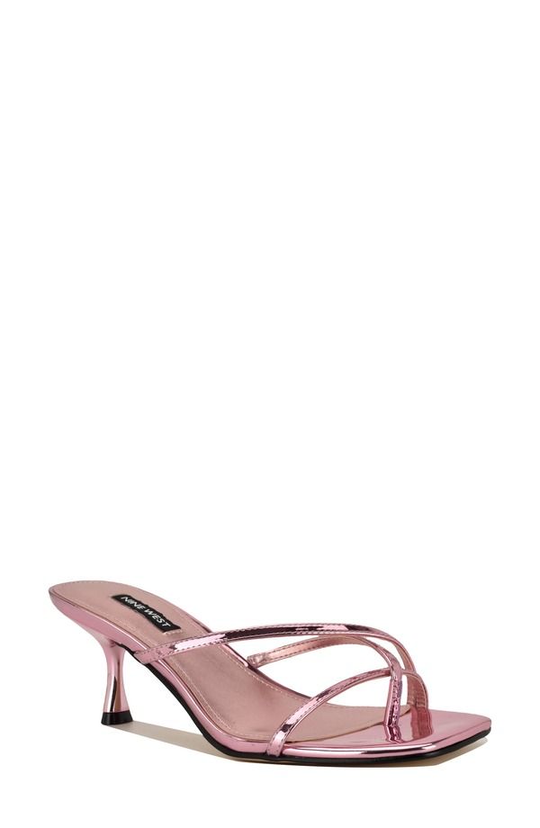 ナインウェスト レディース シューズ ヒール サンダル Nine West Anirey Slide Sandalight Pink ピンク