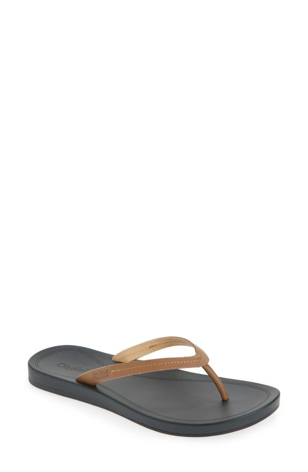 オルカイ レディース シューズ サンダル OluKai Lalahi Flip Flop Tan Lava Rock タン