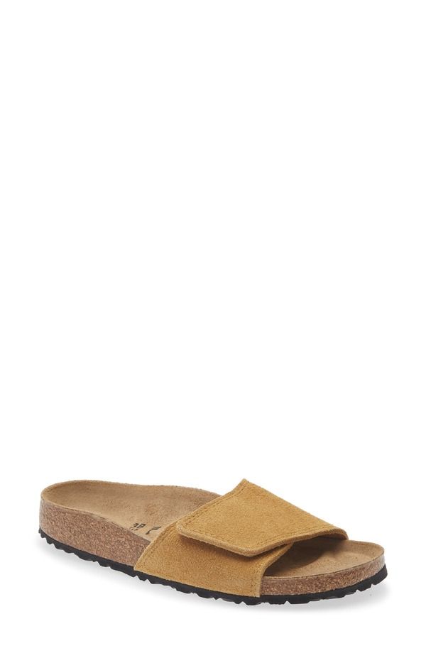 ビルケンシュトック レディース シューズ サンダル Birkenstock Sylt 20 Slide Sandal Cork Brown Suede ブラウン