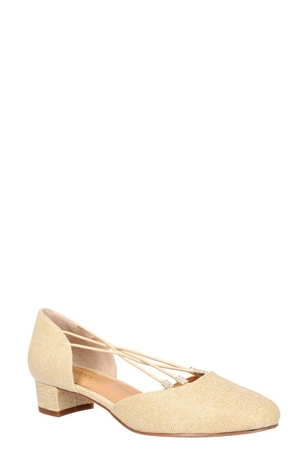 ジェイレニー レディース シューズ ヒール J Rene Pump Gold ゴールド