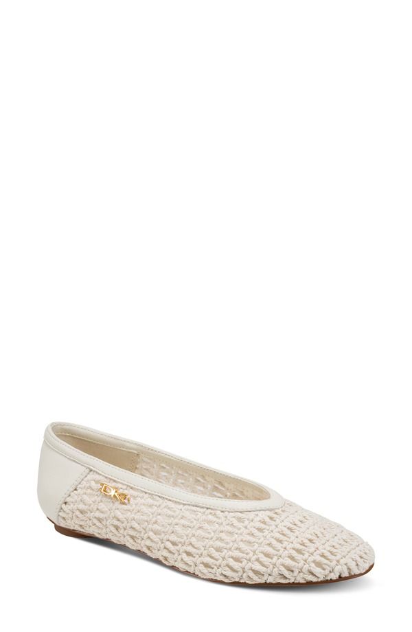 ダナ キャラン ニューヨーク レディース シューズ パンプス Donna Karanew York Avery Ballet Flat Ivory アイボリー