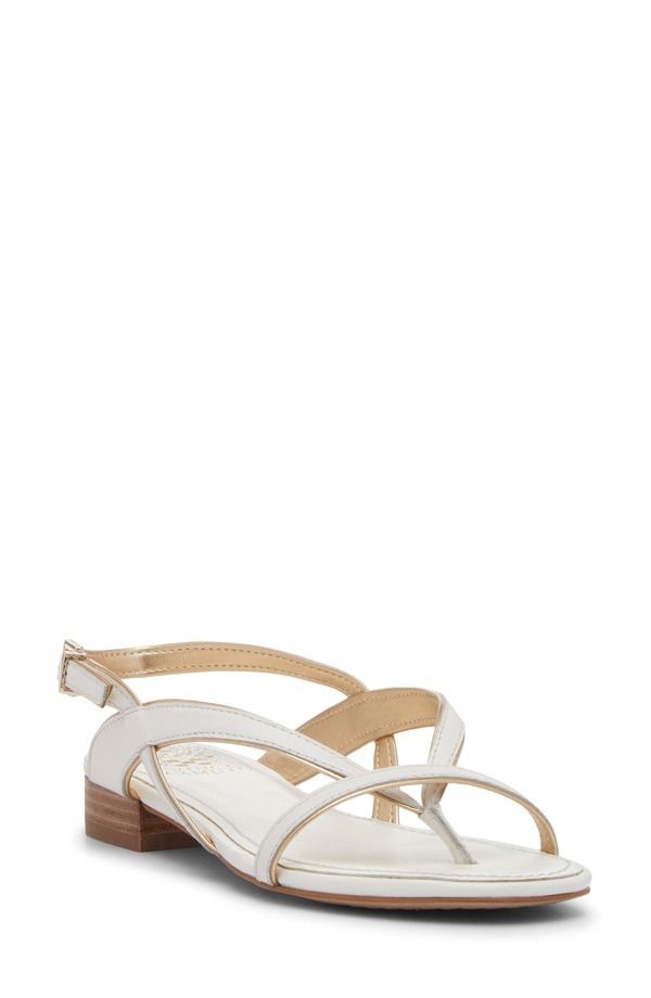 ヴィンスカムート レディース シューズ サンダル Vince Camuto Melly Slingback Sandal Bianco Egypt