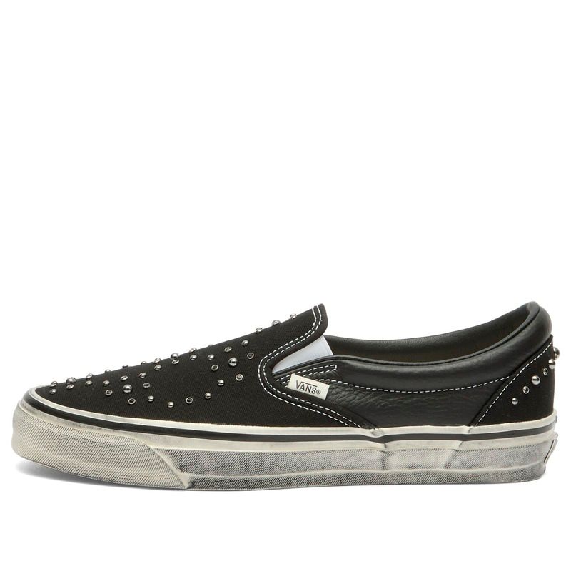 バンズ メンズ シューズ スニーカー Vans LX Classic SlipOn 98 Sneaker Pearlized Black ブラック