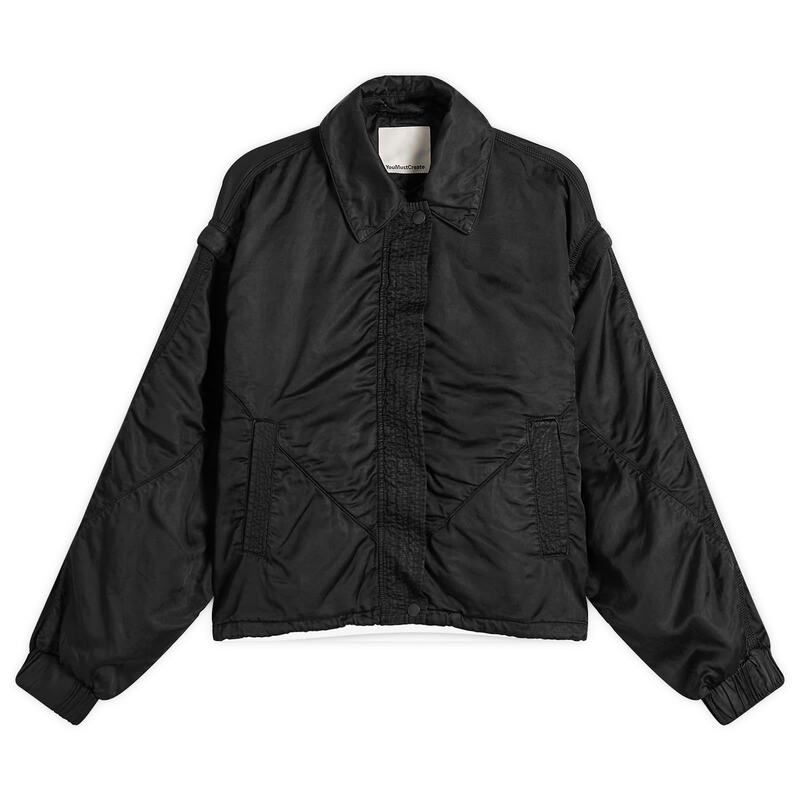 ワイエムシー レディース アウター ジャケット・ブルゾン サテン YMC Heath Bomber Satin Jacket Black ブラック