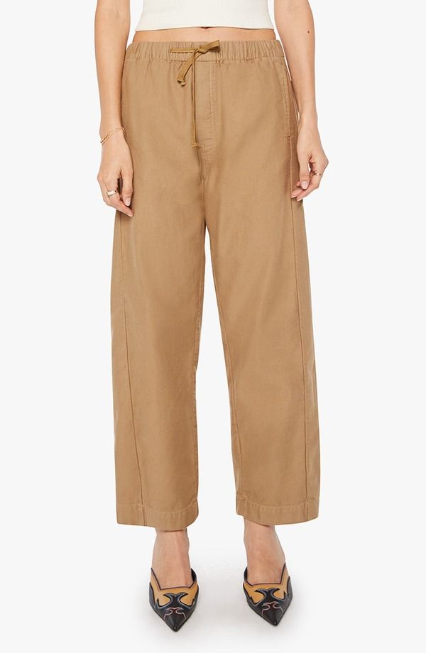 マザー レディース ボトムス レギンス パンツ コットン MOTHER The Drawn Half Pipe Cotton Drawstring Pantsir Yesir