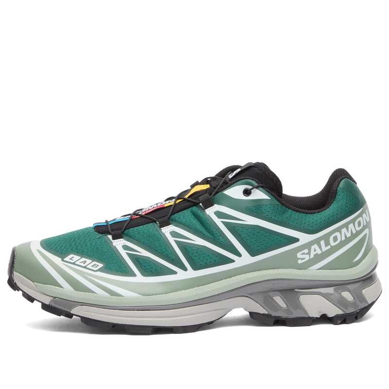 サロモン メンズ シューズ スニーカー Salomon XT6 Sneaker Bistro Green Milieu Black ブラック