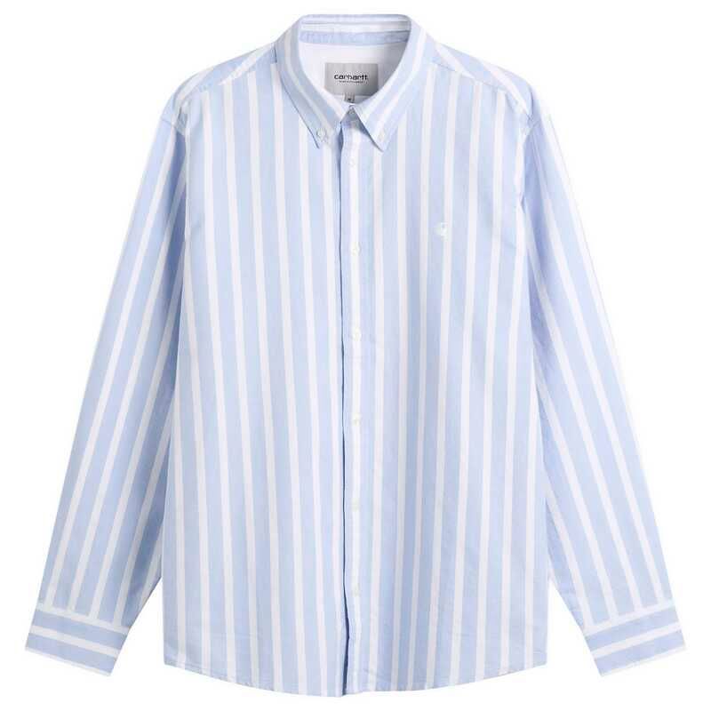 カーハート メンズ トップス シャツ Carhartt WIP Deven Shirt Bleach White ホワイト