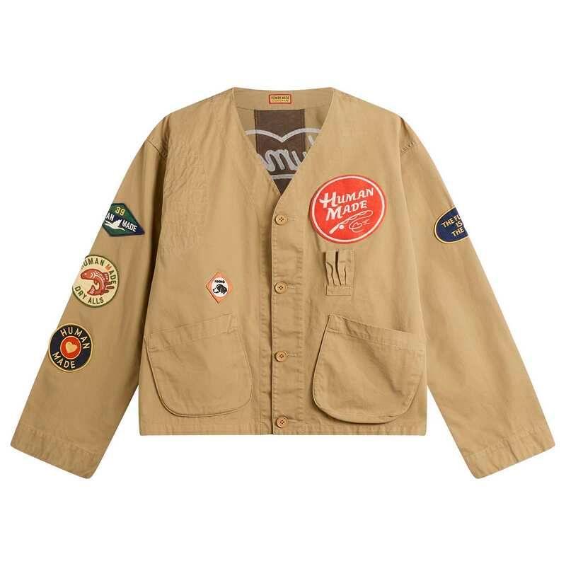 ヒューマンメイド メンズ アウター ジャケット・ブルゾン Human Made Club Patch Jacket Beige ベージュ 84,590円