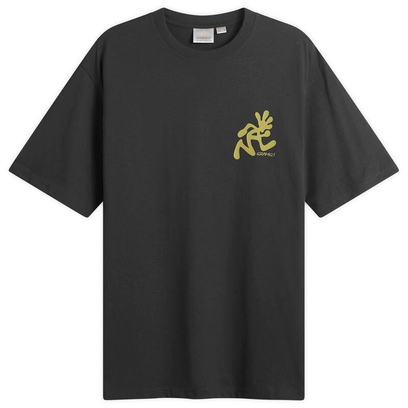 グラミチ メンズ トップス Tシャツ Gramicci Running Man TShirt Vintage Black ブラック