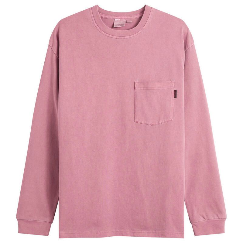 グラミチ レディース トップス Tシャツ Gramicci Long Sleeve Pigment Dyed TShirt Red Pigment レッド