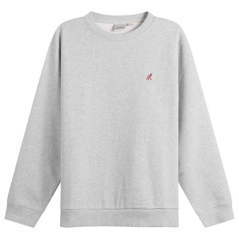 グラミチ メンズ アウター パーカー・スウェット シャツ Gramicci One Point Crew Sweatshirt Heather Grey グレー