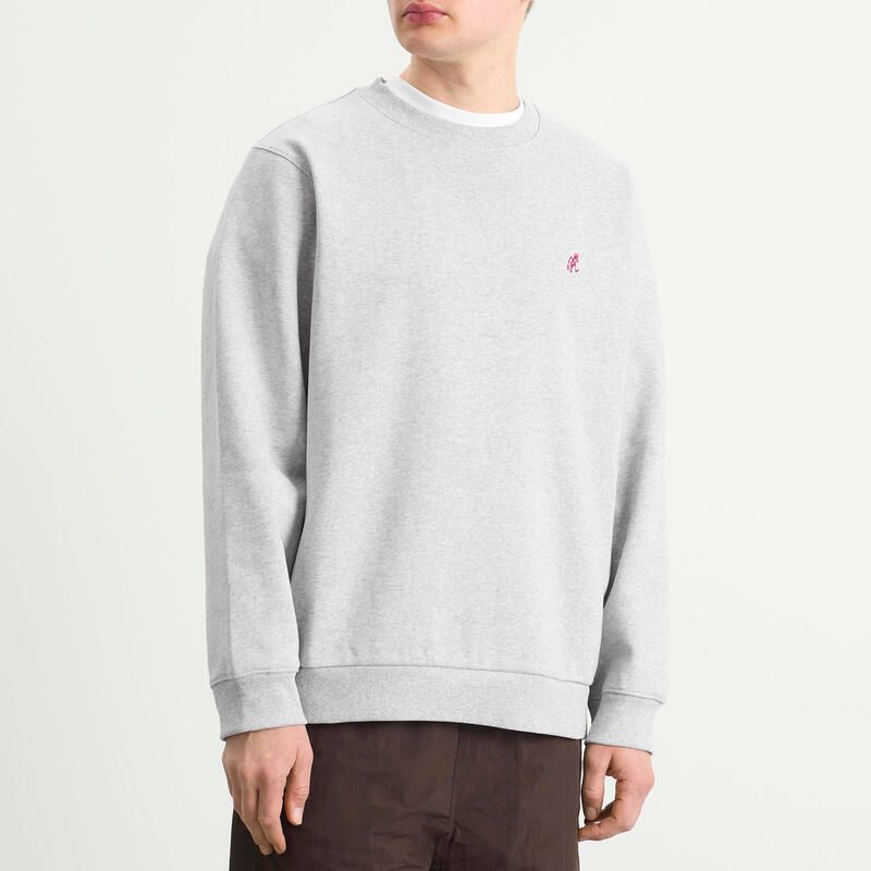 グラミチ メンズ アウター パーカー・スウェット シャツ Gramicci One Point Crew Sweatshirt Heather Grey グレー グラミチ メンズ アウター パーカー・スウェット シャツ Gramicci One Point Crew Sweatshirt Heather Grey グレー