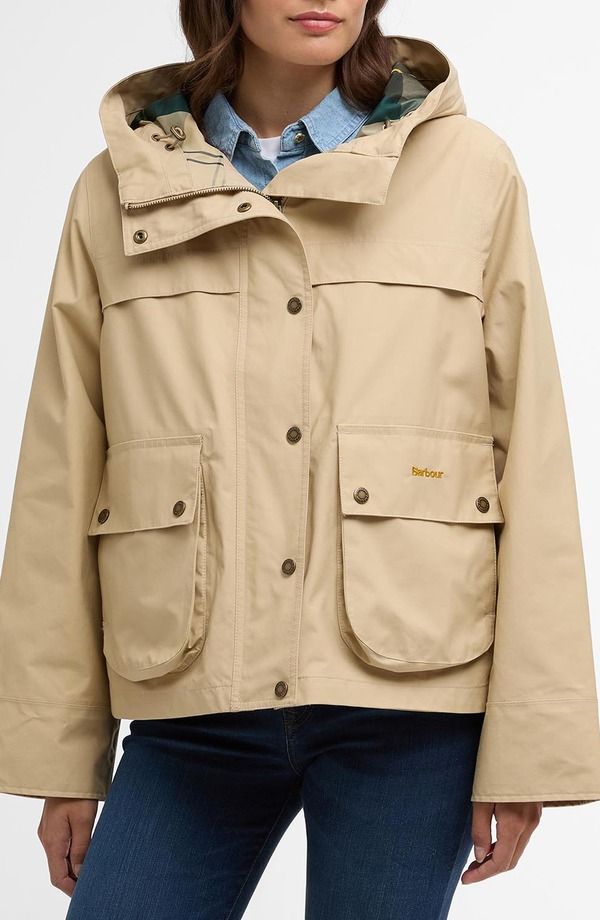 バブアー レディース アウター ジャケット・ブルゾン Barbour Baythorpe Waterproof Jacket Safari Ancient