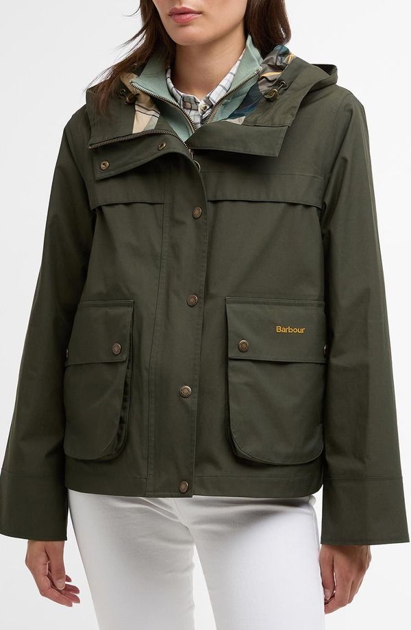 バブアー レディース アウター ジャケット・ブルゾン Barbour Baythorpe Waterproof Jacket Olive Ancient オリーブ