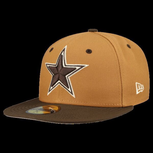 ニューエラ メンズ アクセサリー 帽子 Mens New Era Light BrownDark Brown Dallas Cowboys TwoTone Walnut 59FIFTY Fitted Hat Light Brown ブラウン