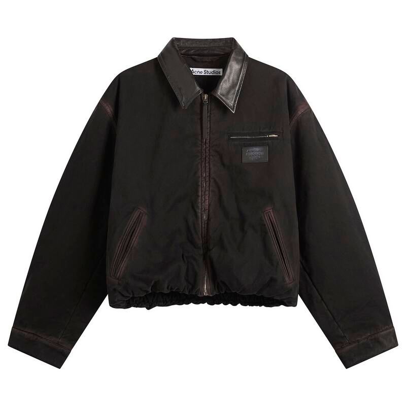 アクネ ストゥディオズ レディース アウター ジャケット・ブルゾン Acne Studios Okra Bomber Jacket Dark Brown ブラウン