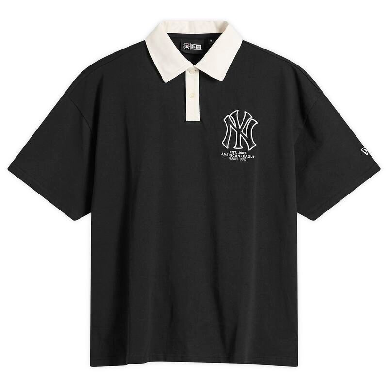 ニューエラ メンズ トップス ポロシャツ New Era MLB New York Yankies Polo Black ブラック