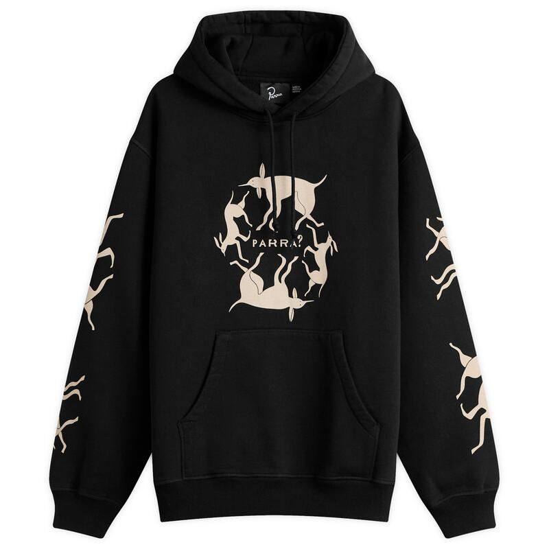 バイ パラ メンズ アウター パーカー・スウェット By Parra Non Grand Caf Hoodie Black ブラック