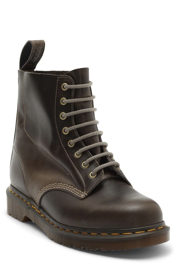 ドクターマーチン メンズ シューズ ブーツ・レインブーツ レース Dr Martens 1460 PascalaceUp Boot Sepia Grey グレー