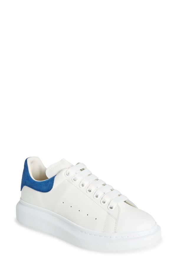 マックイーン メンズ シューズ スニーカー McQueen Oversize Sneaker White Paris Blue ホワイト