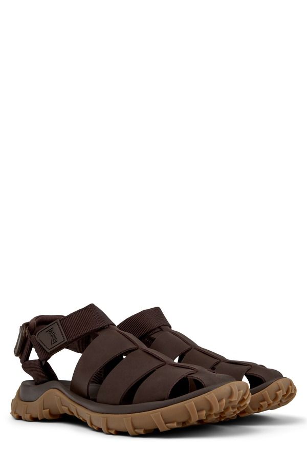カンペール レディース シューズ サンダル Camper Driftrail Fisherman Sandal Dark Brown ブラウン