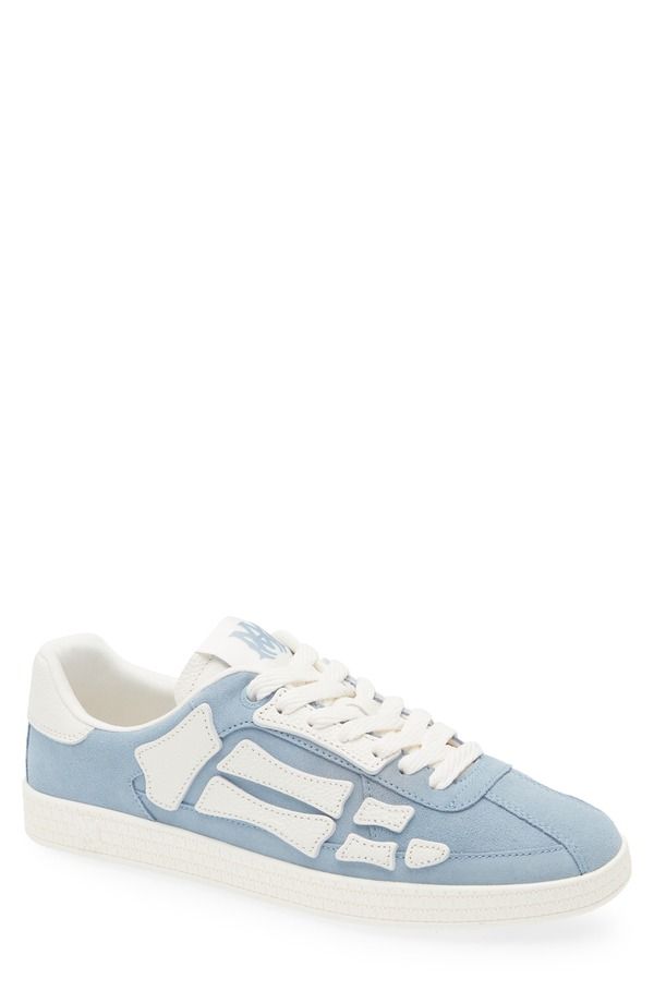 アミリ メンズ シューズ スニーカー スエード AMIRI Pacific Bonesuede Sneaker Ashley Blue ブルー